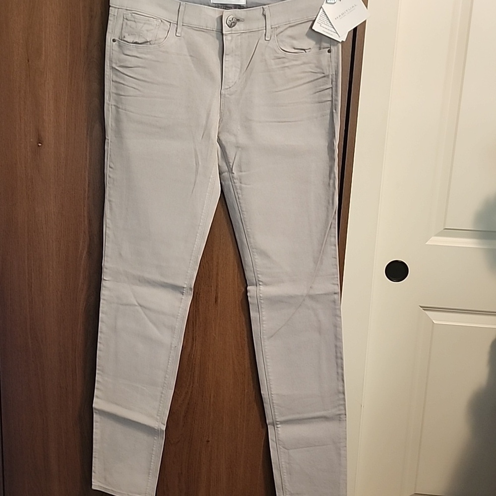Habitual Womens Alice Skinny Jeans Sz 31 Dark Taupe Stunning 😍 NWT